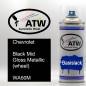 Preview: Chevrolet, Black Mid Gloss Metallic (wheel), WA50M: 400ml Sprühdose, von ATW Autoteile West.